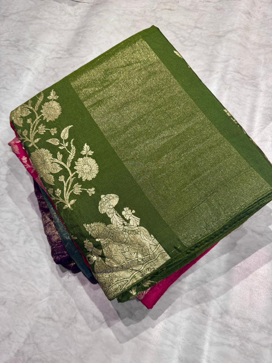 Moonga Silk Saree