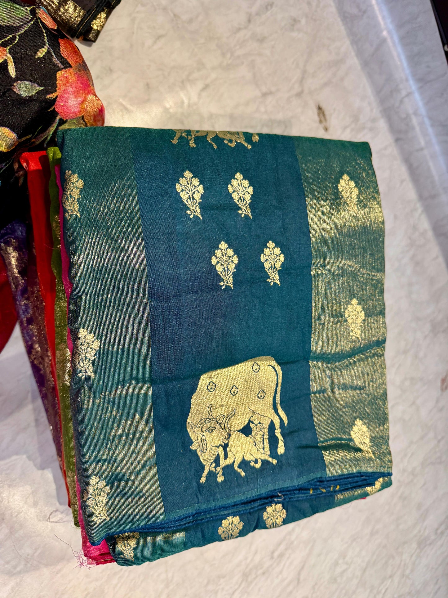 Moonga Silk Saree