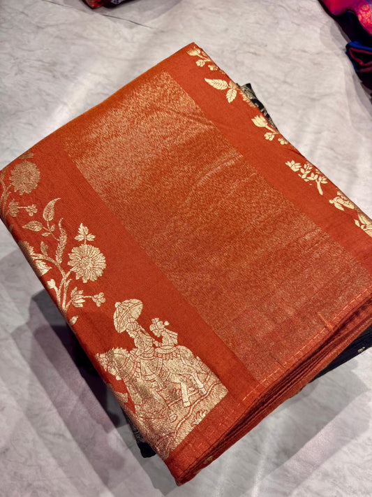Moonga Silk Saree