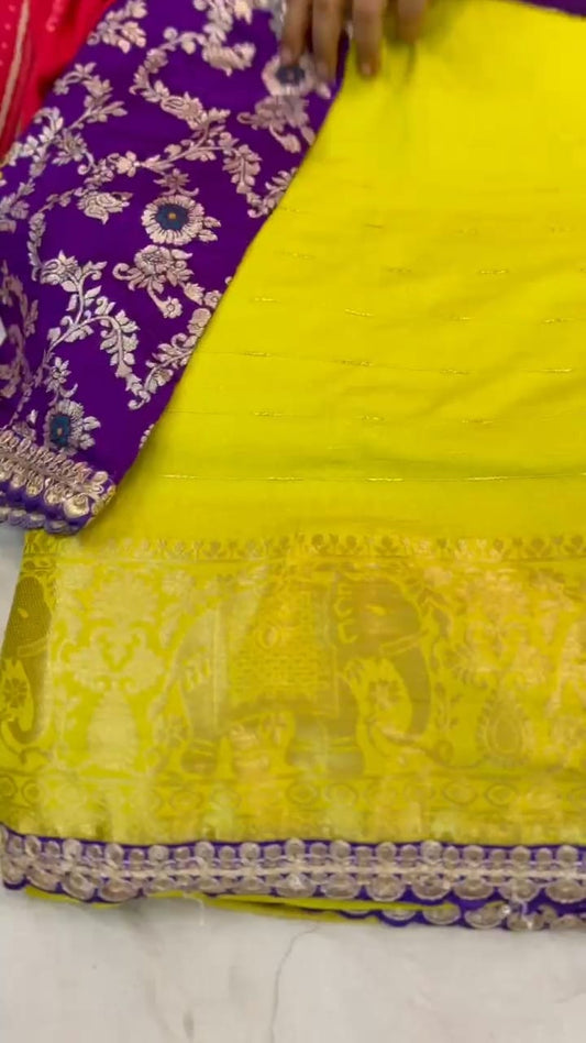 Moonga Silk Saree