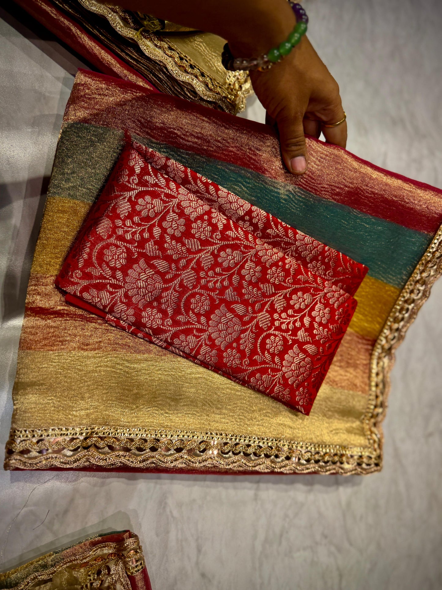 Multi Color Tissue Saree