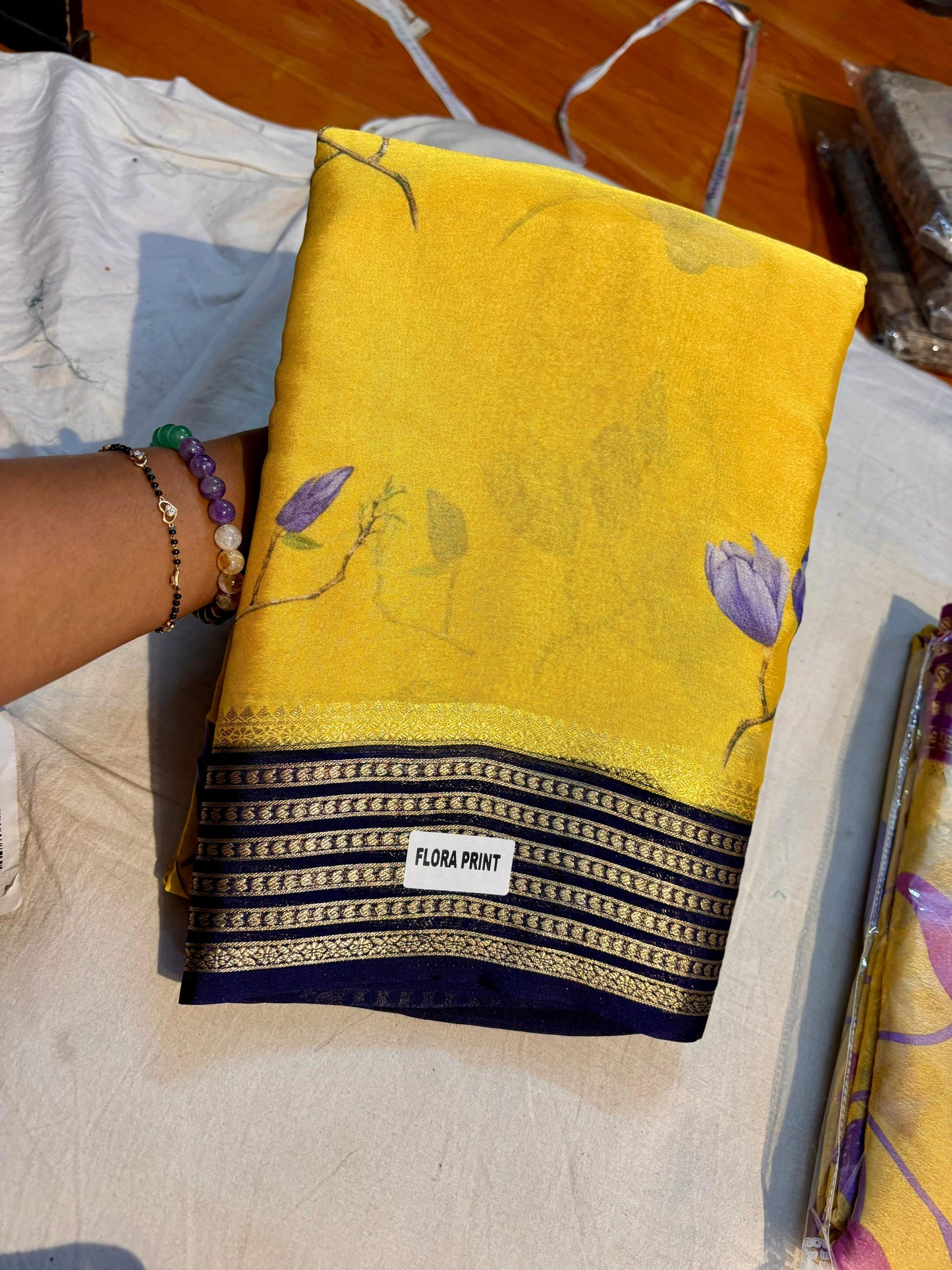 Mysore Crape Silk Saree