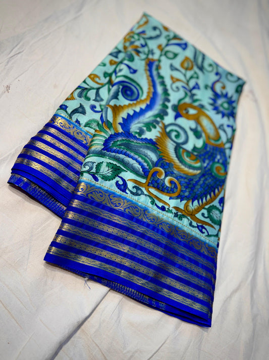 Mysore Crape Silk Saree
