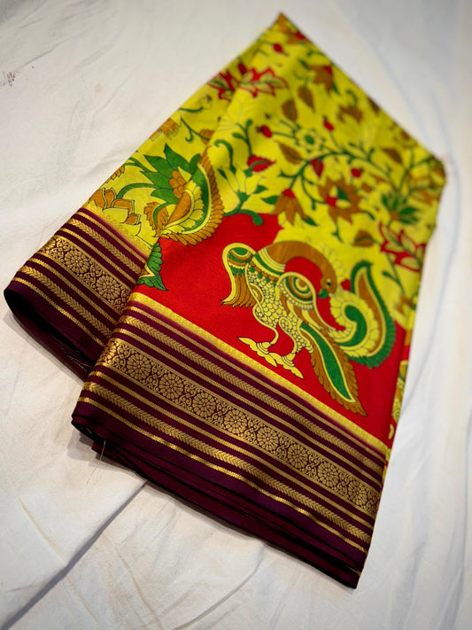 Mysore Crape Silk Saree