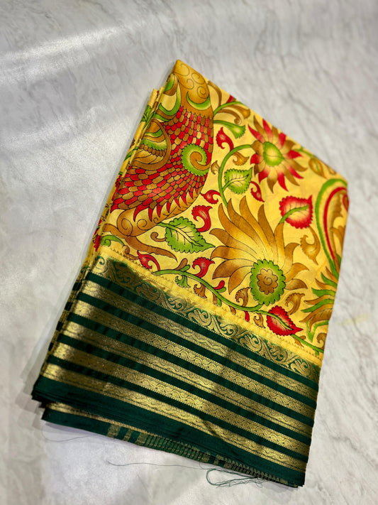 Mysore Crepe Silk Saree