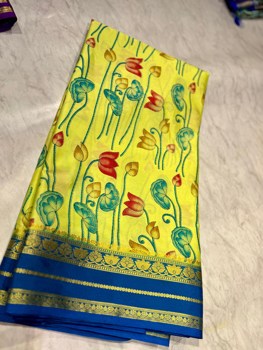 Mysore Crepe Silk Saree