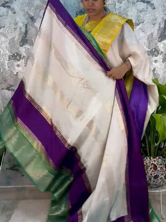 Mysore Crepe Silk Saree