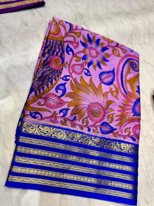 Mysore Crepe Silk Saree