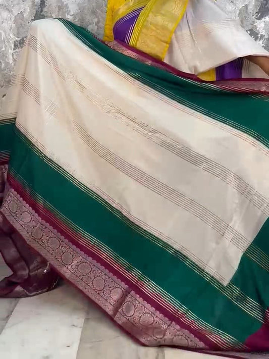 Mysore Crepe Silk Saree