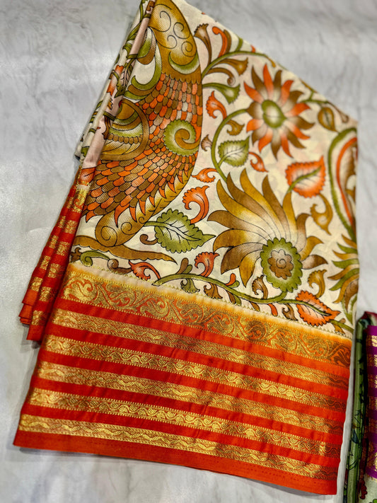 Mysore Crepe Silk Saree