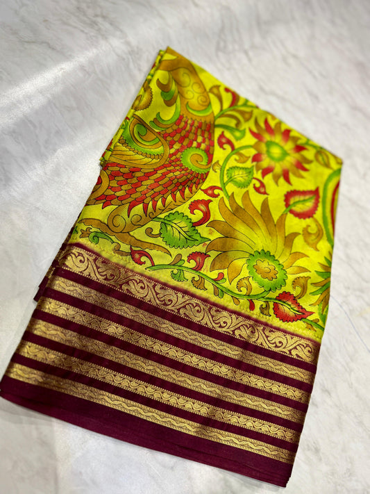 Mysore Crepe Silk Saree