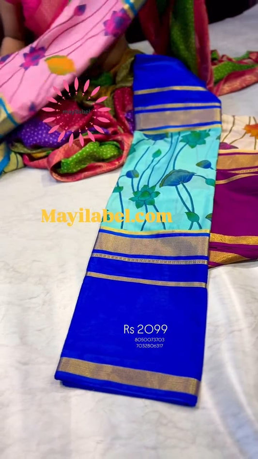 Mysore Crepe Silk Saree
   Saree
   Budget Saree
   Nice Saree
   Gift for Mother Present for Mother
   Gift for mom Present for Mom
   Gift for Gf  Present for Gf