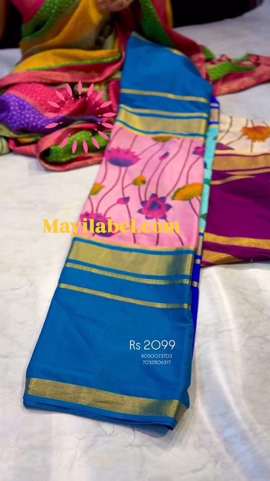 Mysore Crepe Silk Saree
   Saree
   Budget Saree
   Nice Saree
   Gift for Mother Present for Mother
   Gift for mom Present for Mom
   Gift for Gf  Present for Gf