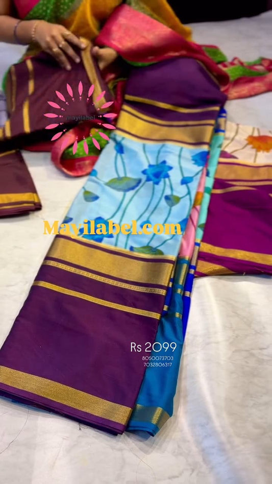  Mysore Crepe Silk Saree
   Saree
   Budget Saree
   Nice Saree
   Gift for Mother Present for Mother
   Gift for mom Present for Mom
   Gift for Gf  Present for Gf