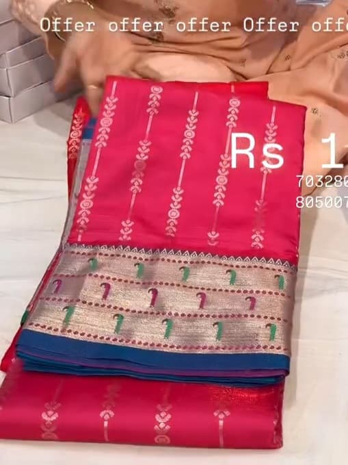 Narayanpet Silk Saree
Saree
Budget Saree
Nice Saree
Gift for Mother Present for Mother
Gift for mom Present for Mom
Gift for Gf  Present for Gf