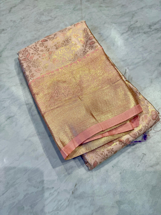 Pastel Pattu Saree