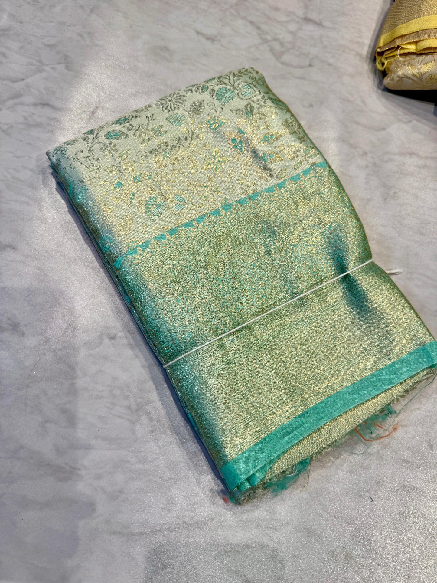 Pastel Pattu Saree