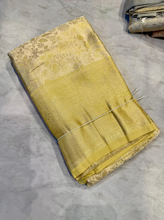 Pastel Pattu Saree