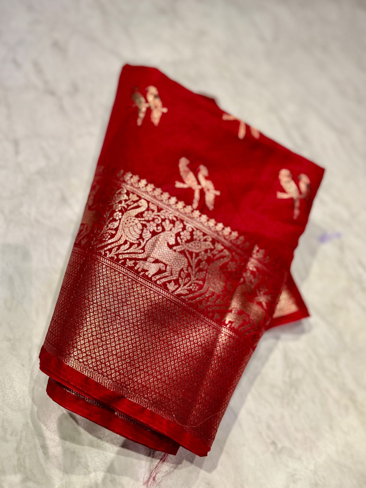 Raw Mango Silk Saree