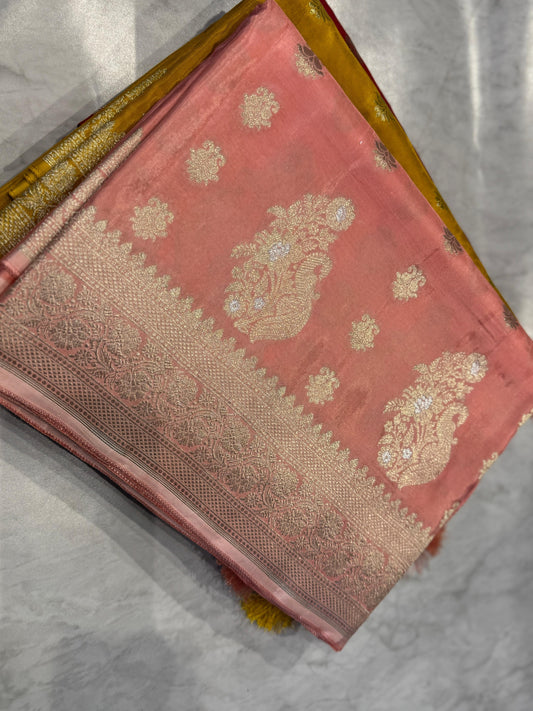 Raw Mango Silk Saree