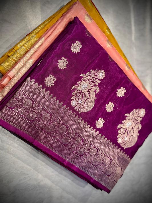 Raw Mango Silk Saree