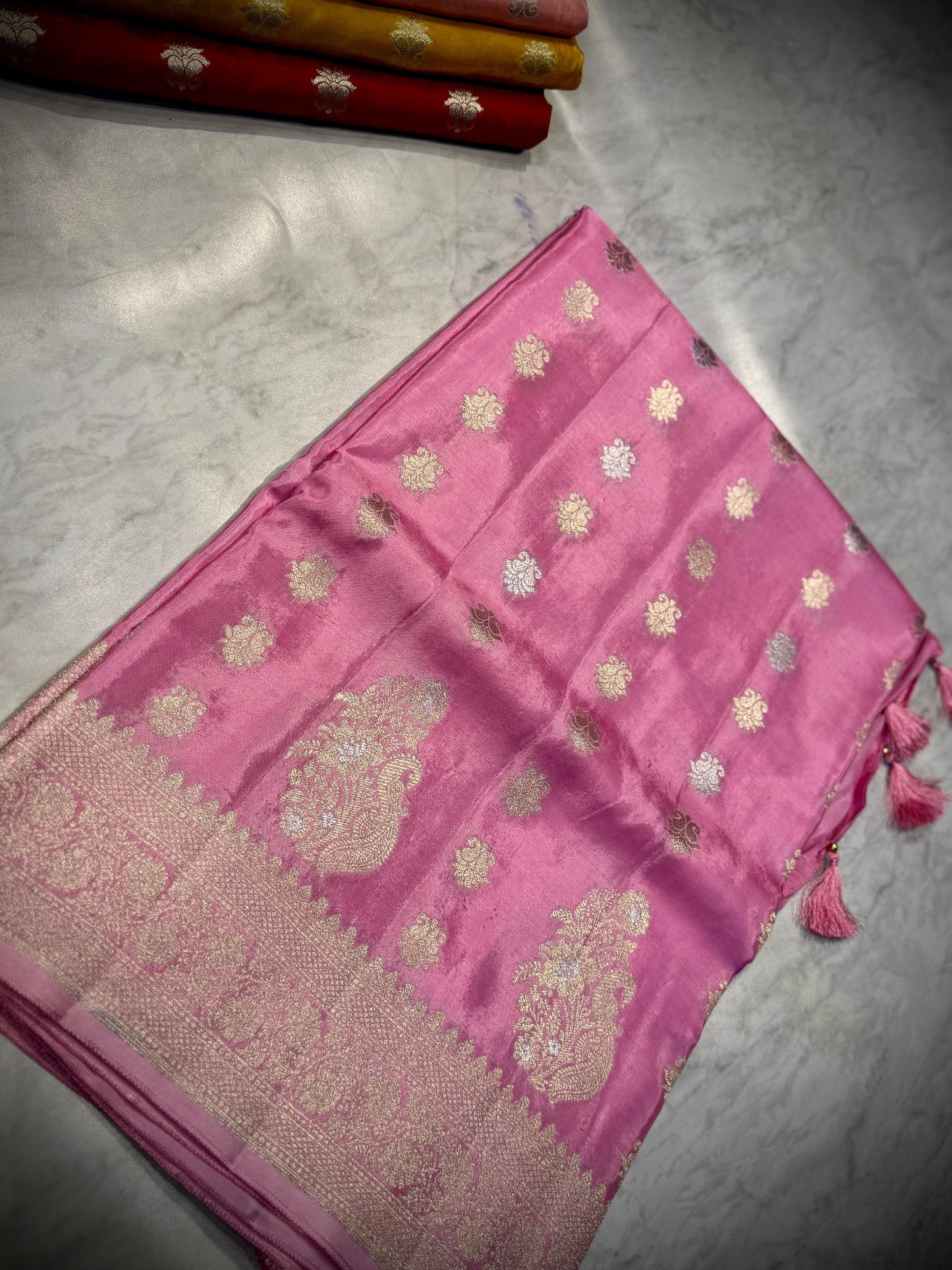 Raw Mango Silk Saree
