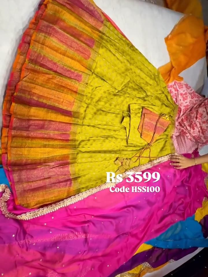 Ready To Wear 3 Piece Lehenga Set
