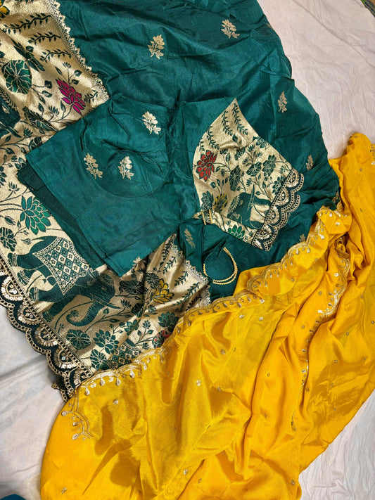 Ready To Wear Banarasi Pattu Lehenga