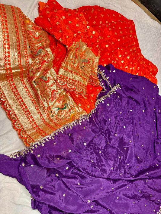 Ready To Wear Banarasi Pattu Lehenga