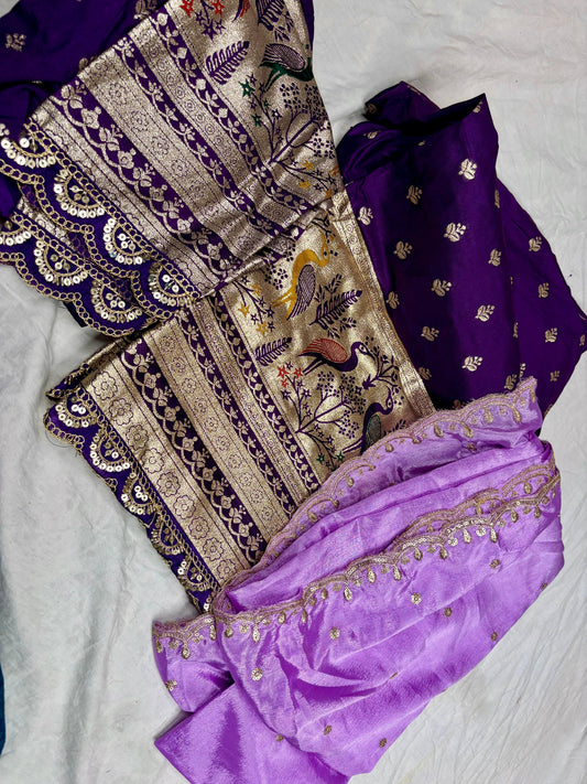 Ready To Wear Banarasi Pattu Lehenga