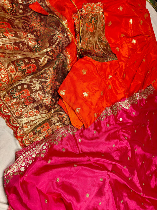Ready To Wear Banarasi Pattu Lehenga
