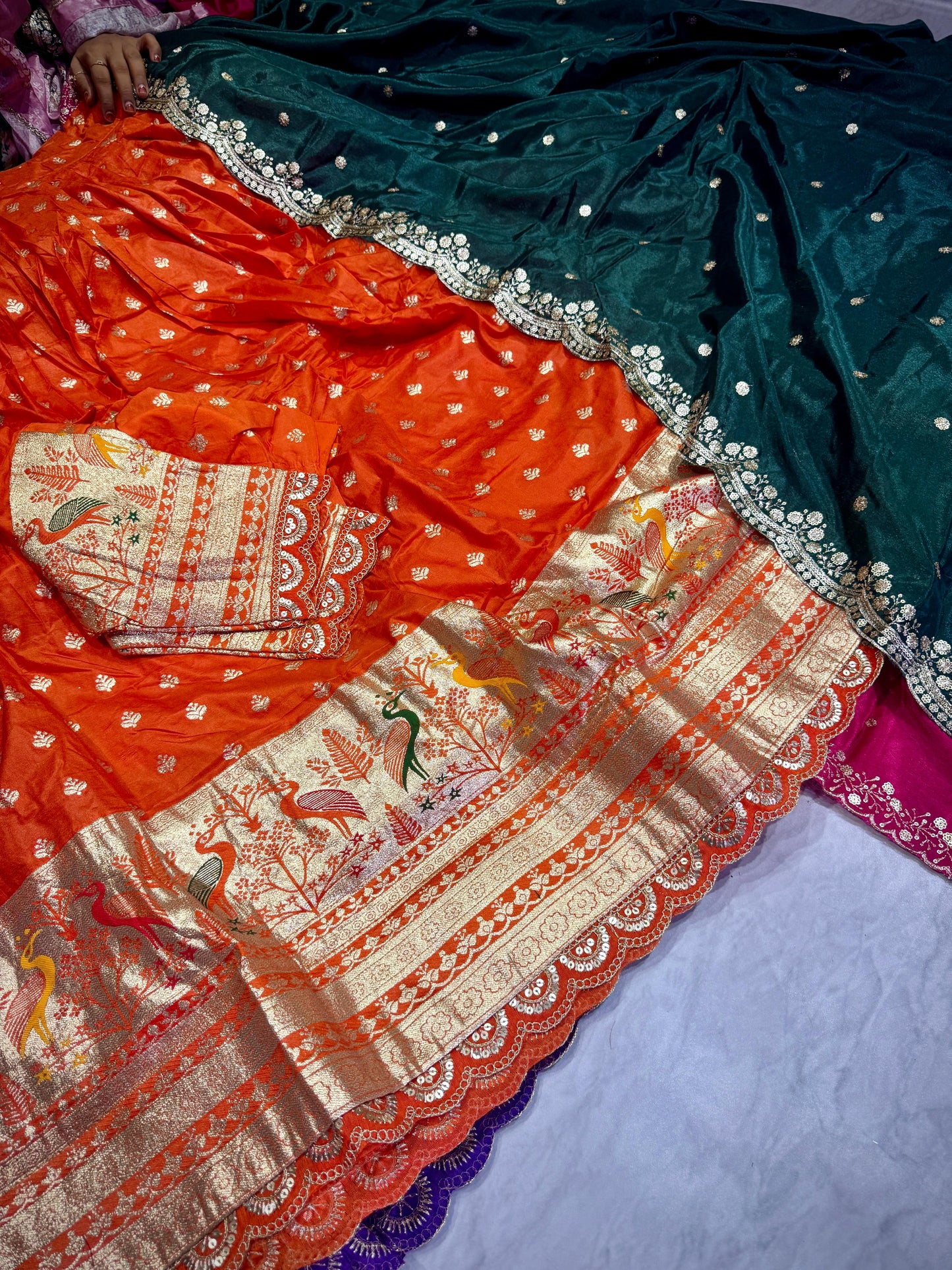 Ready To Wear Banarasi Pattu Lehenga