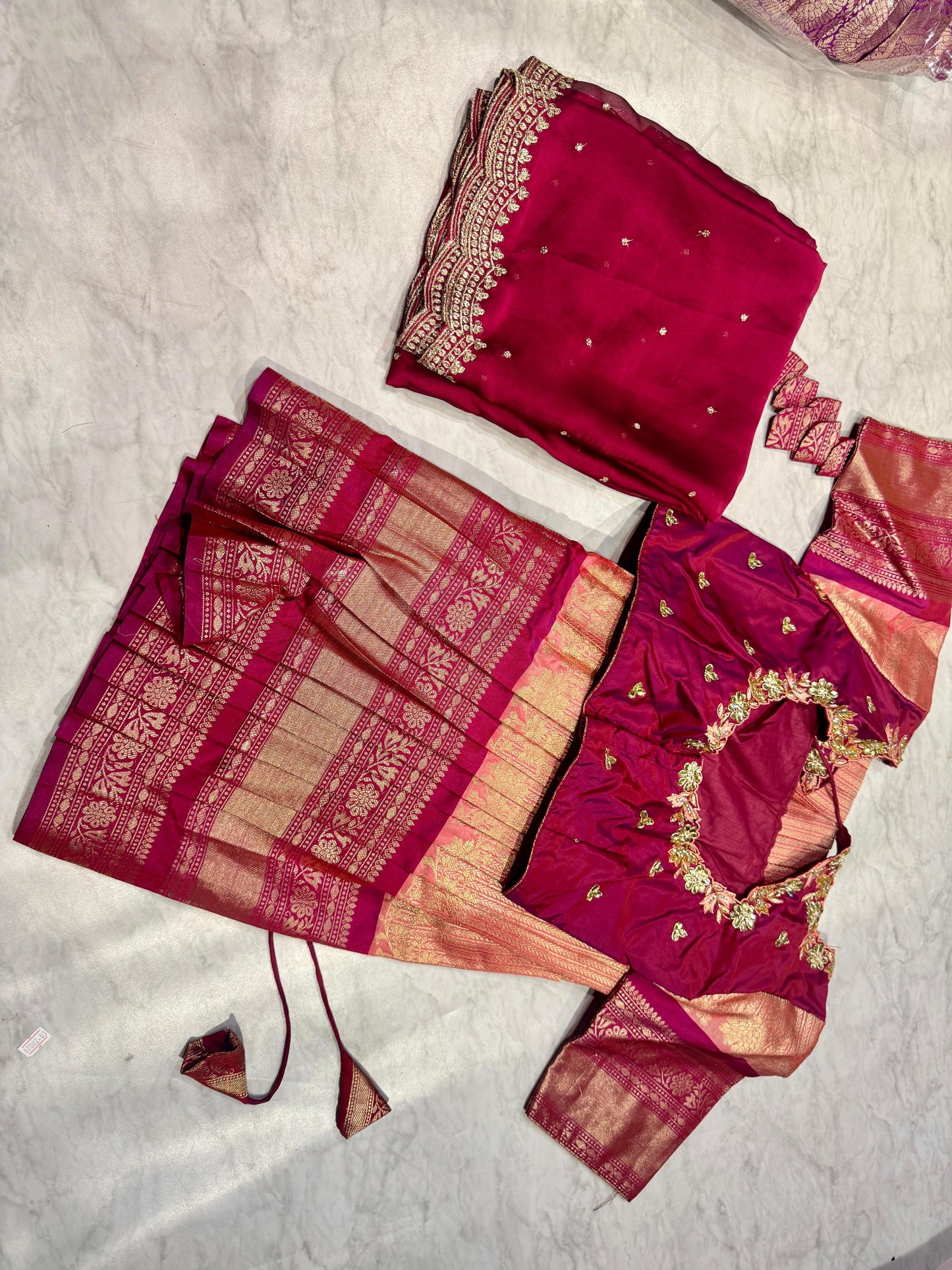 Ready To Wear Kanchipuram Langa Voni Set