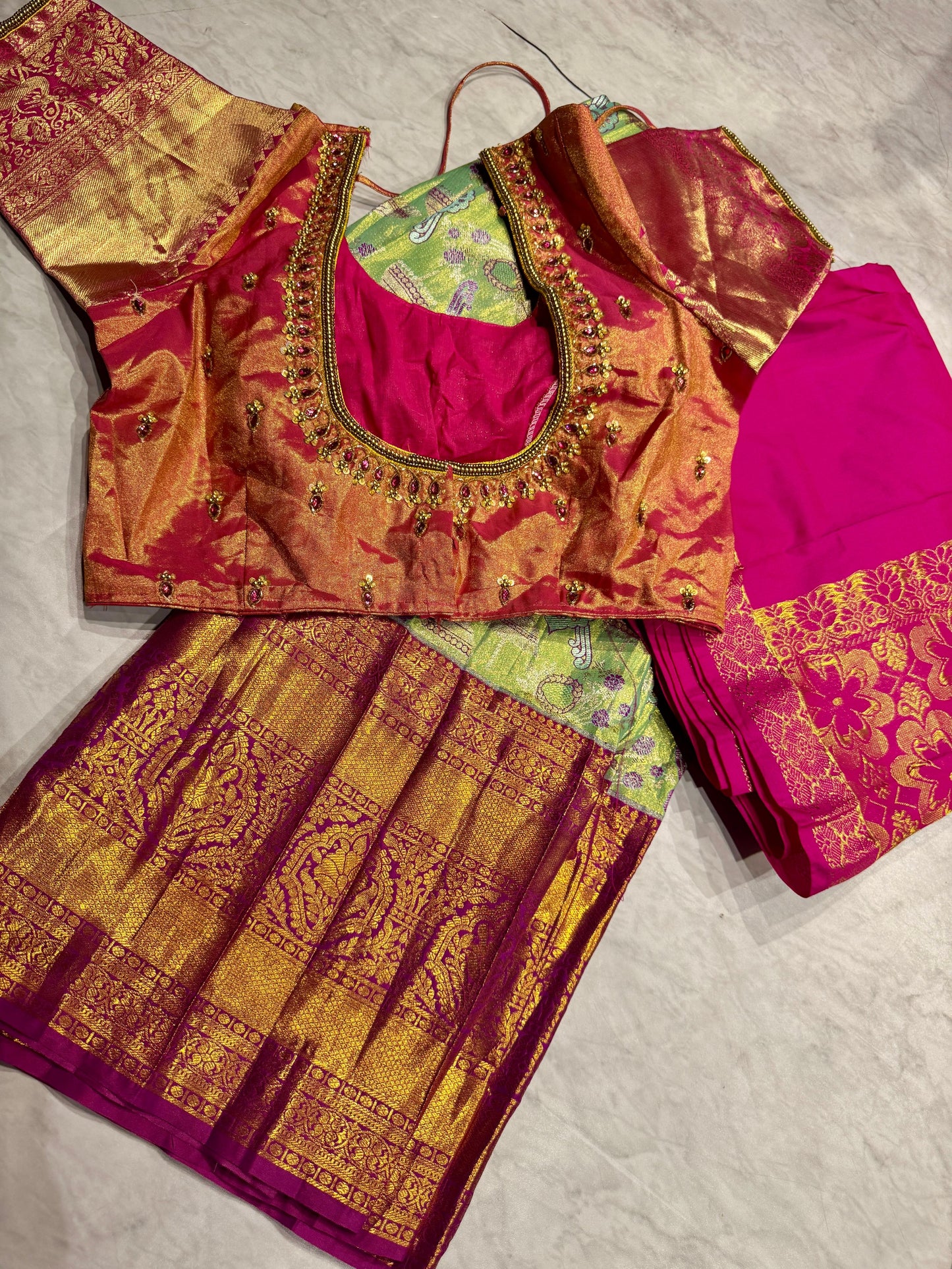 Ready To Wear Kanchipuram Lehenga