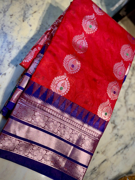 Semi Kanchi Pattu Saree