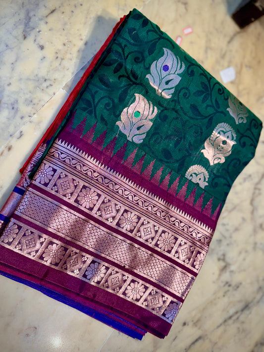 Semi Kanchi Pattu Saree