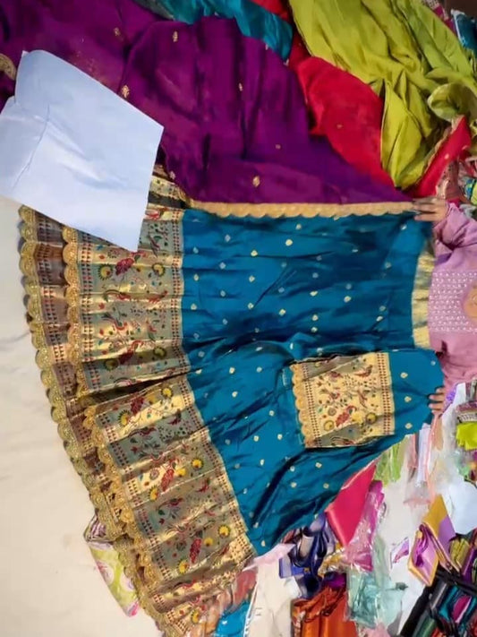 Semi Stitched Kanchi Pattu Lehenga