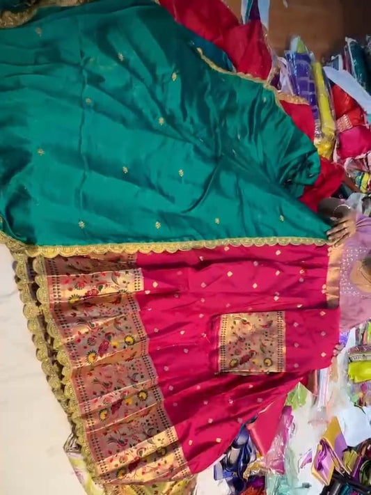 Semi Stitched Kanchi Pattu Lehenga