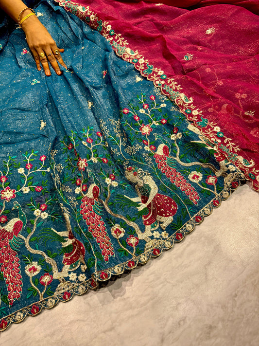 Semi Stitched Lehanga