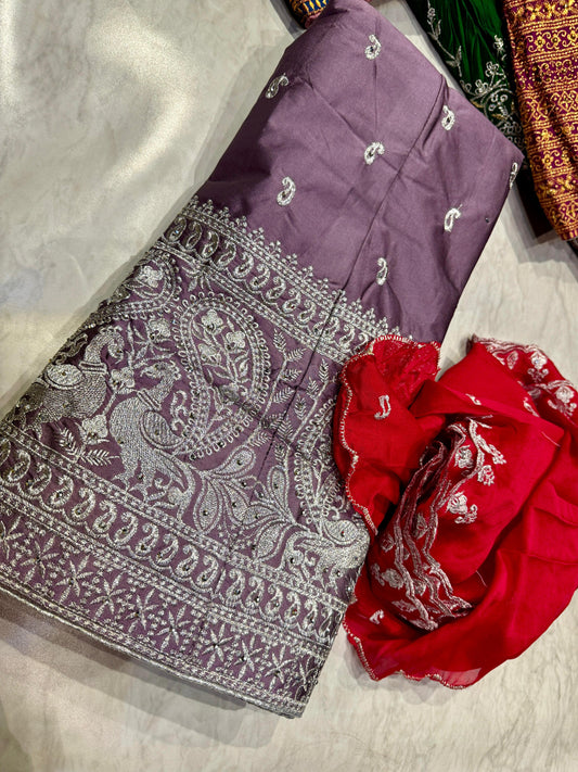 Semi Stitched Lehenga