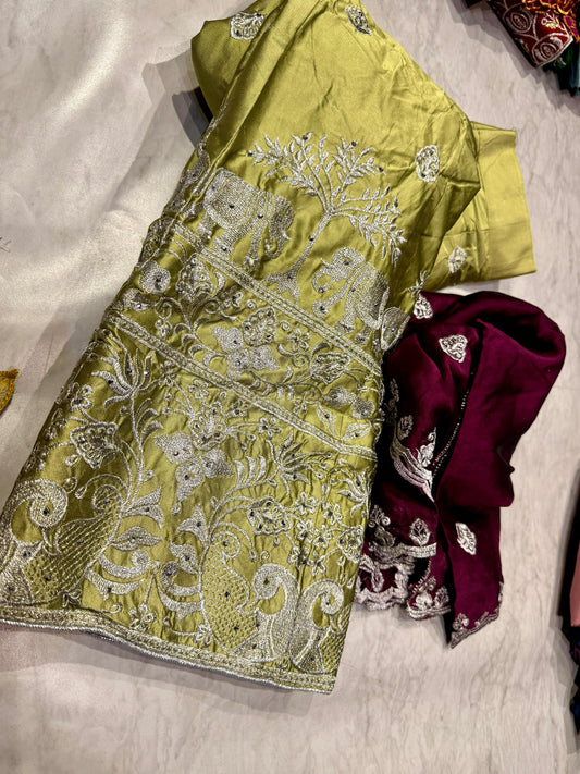 Semi Stitched Lehenga