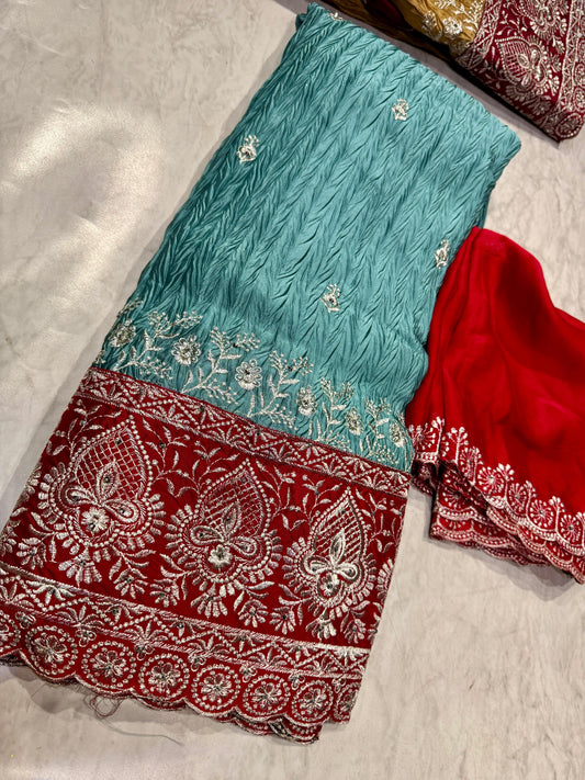 Semi Stitched Lehenga