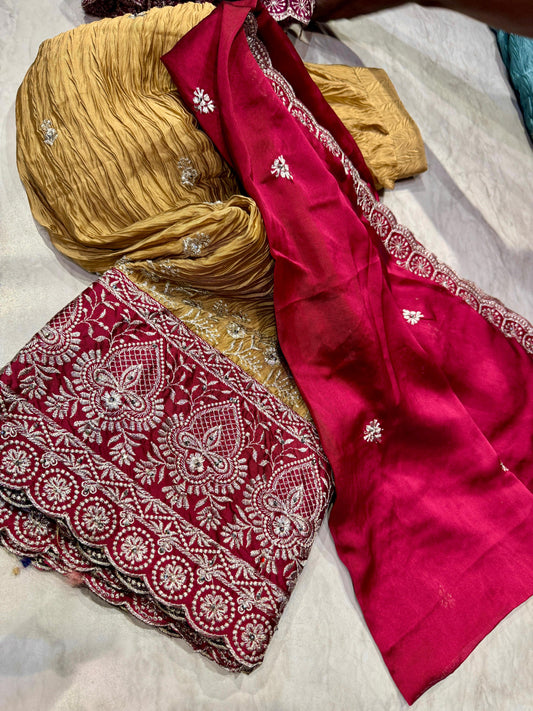 Semi Stitched Lehenga