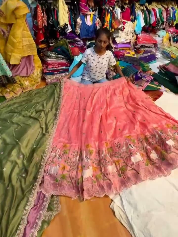 Semi Stitched Lehenga