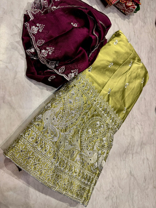 Semi Stitched Lehenga