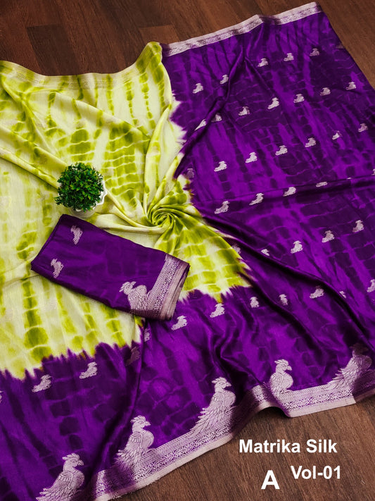 Shibori Tie Dye Saree