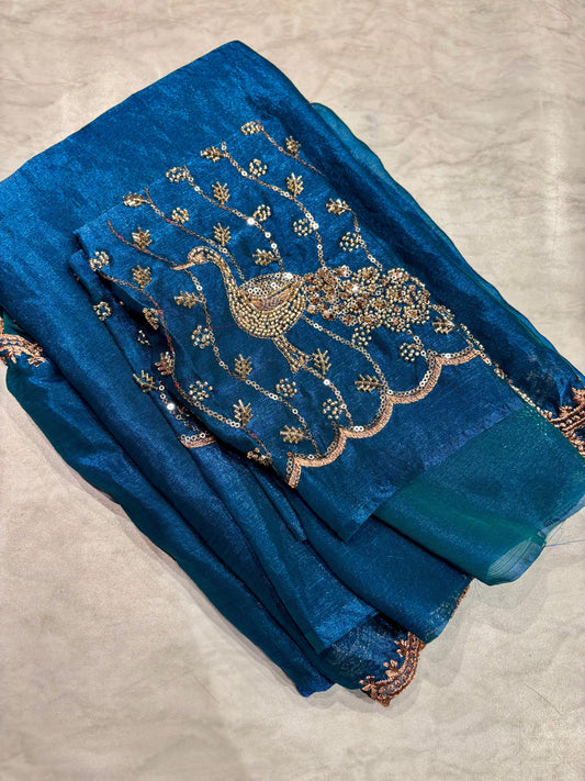 Space Silk Saree