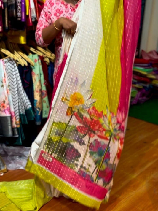 Sreelela Multicolor Saree