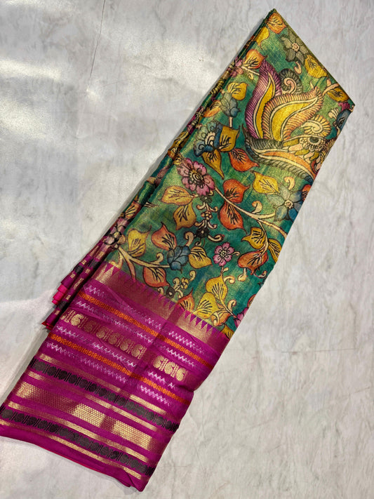 Tissue Dupion Pattu Saree