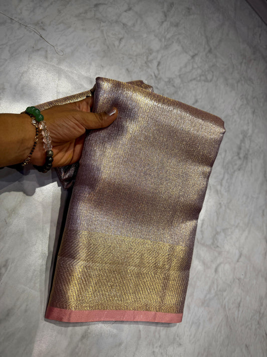 Tissue Kanchi Gold Pattu Saree